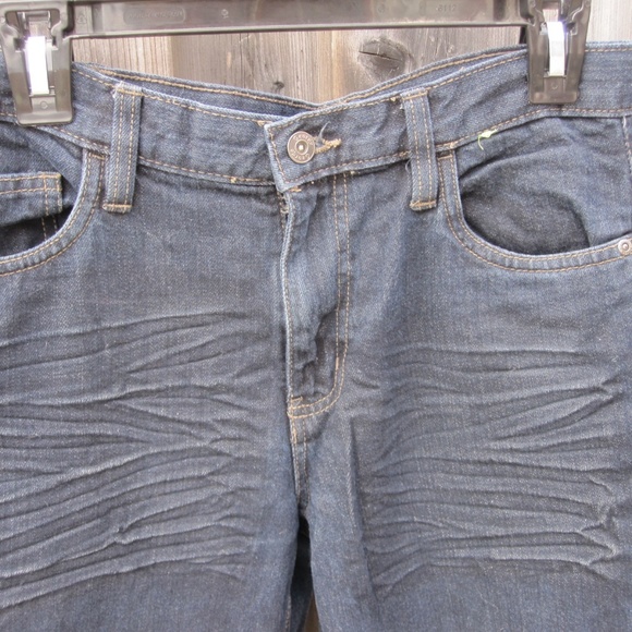 boys size 16 dark blue adjustable waist jeans - Picture 4 of 6